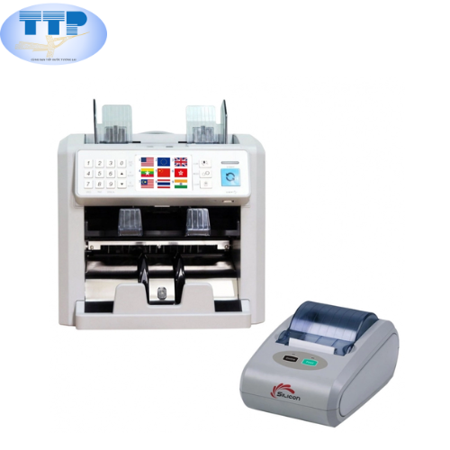 Máy đếm tiền Silicon MC 8Plus Combo